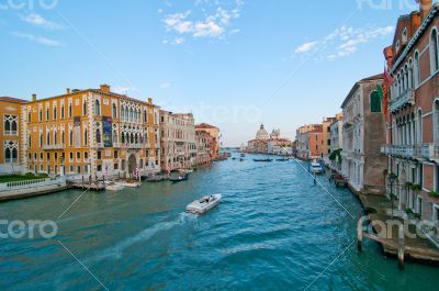 Venice Italy grand canal view