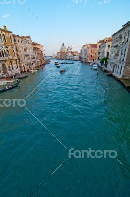 Venice Italy grand canal view