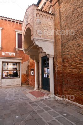 Venice Italy Carmini church 