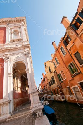 Venice Italy scuola San Rocco back view