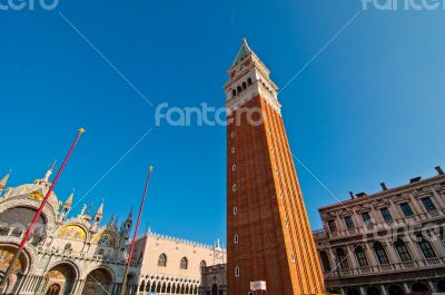 Venice Italy Saint Marco square view
