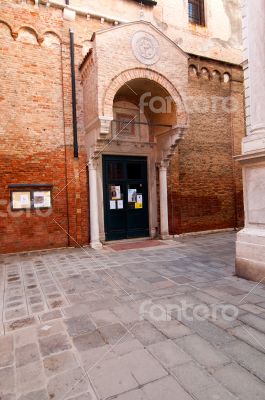 Venice Italy Carmini church 