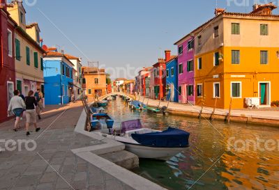 Italy Venice Burano island