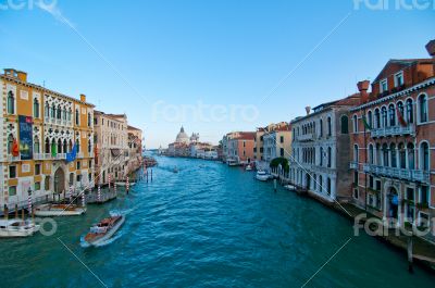 Venice Italy grand canal view