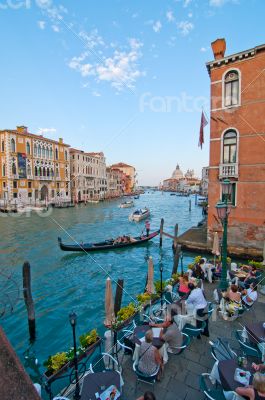 Venice Italy grand canal view