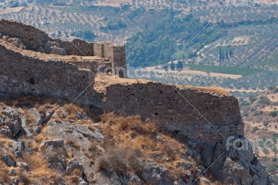 Ruins of ancient fortress.