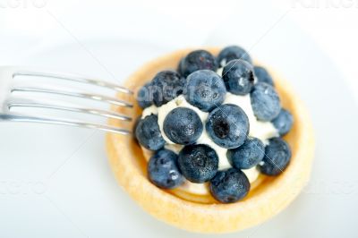 blueberry cream cupcake