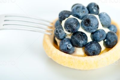 blueberry cream cupcake