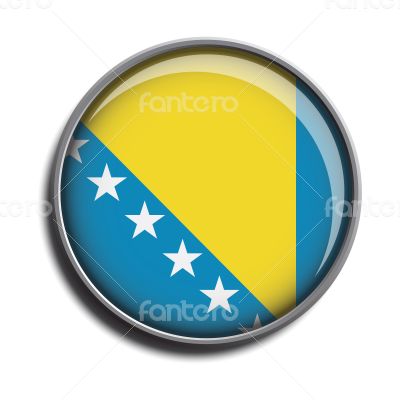 flag icon web button bosnia