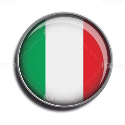 flag icon web button italy