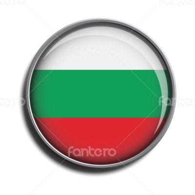 flag icon web button bulgary