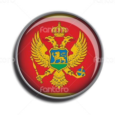 flag icon web button montenegro