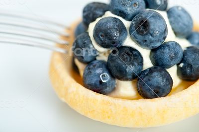 blueberry cream cupcake
