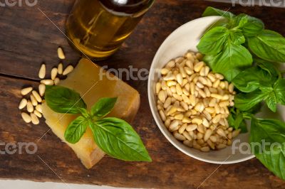 Italian basil pesto ingredients
