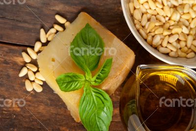 Italian basil pesto ingredients