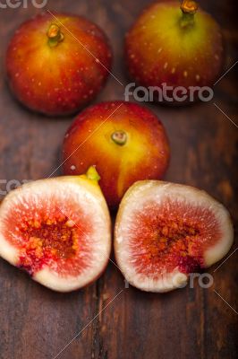 fresh figs over old wood