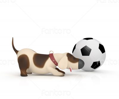 Dog With A Ball.