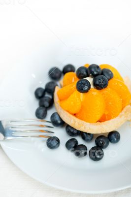 blueberry cream cupcake