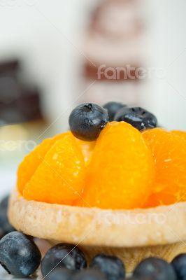 blueberry cream cupcake