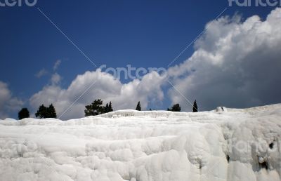 Pamukkale - `cotton castle` in Turkey