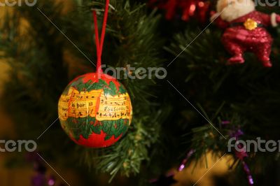 Christmas paper  bubble
