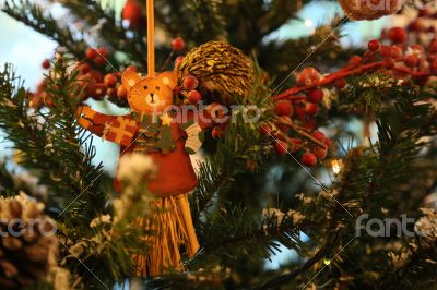 Christmas and New Year`s ornament