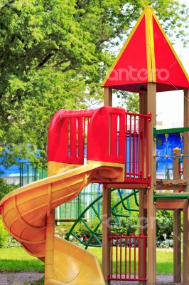 city children's Playground in the Park