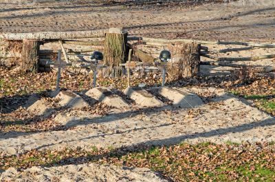 Military field burial