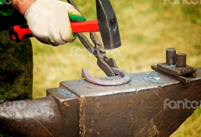 A small workshop for wrought iron Handicrafts.