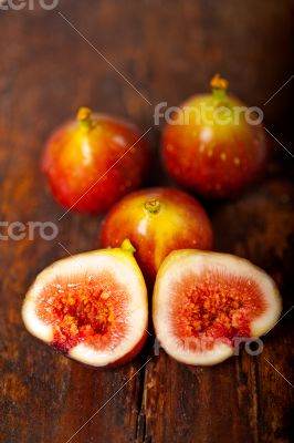 fresh figs over old wood