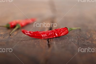 dry red chili peppers 