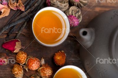 Chinese style herbal floral tea
