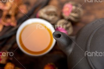 Chinese style herbal floral tea
