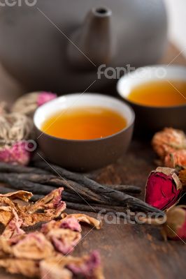 Chinese style herbal floral tea