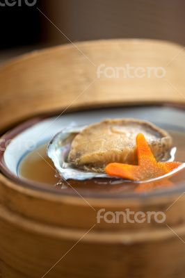 Japanese style abalone soup 