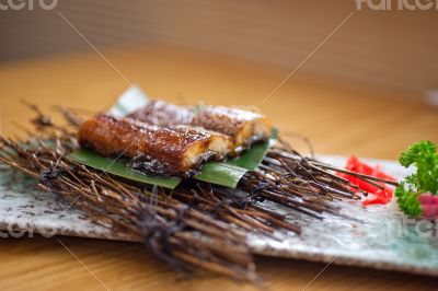 Japanese style roasted eel 