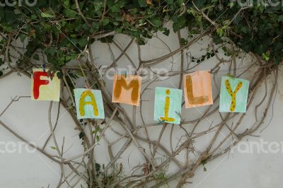 Word `FAMILY`