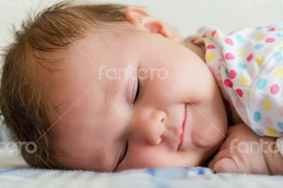 Cute sleeping newborn