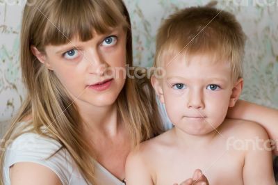 Mother and son