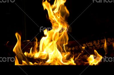 Red flame
