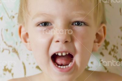 Portrait of cute boy