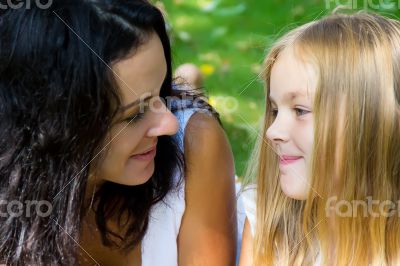 Mother and daughter