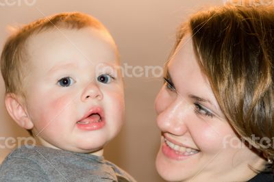 Mother and son