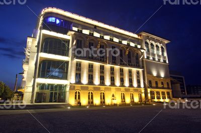 Nice Building at night in Budapest