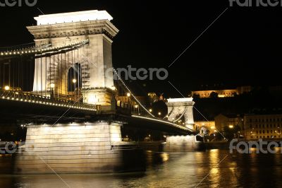 Chain Bridge at Night