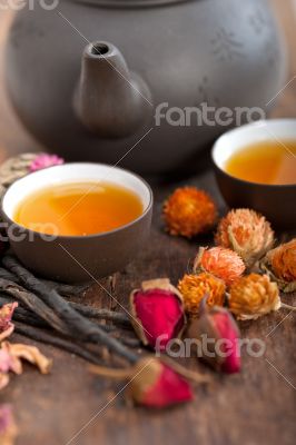 Chinese style herbal floral tea