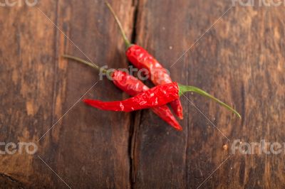 dry red chili peppers 