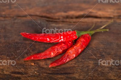 dry red chili peppers 