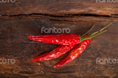 dry red chili peppers 