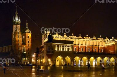 Rynek Glowny in Cracow